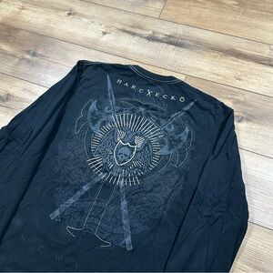 Vintage 2000’s Y2K Marc Ecko Affliction Like Long Sleeve Grunge Tee